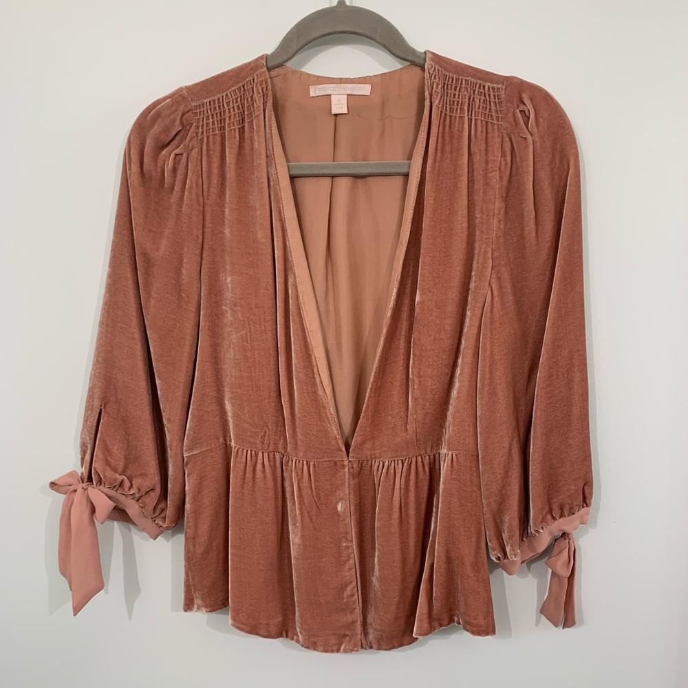 Velvet blazer Rebecca Taylor